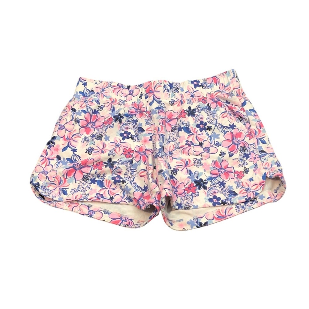 Lilly‎ Pulitzer Kylar Knit Shorts Party Like A Lobstar Size Medium Floral